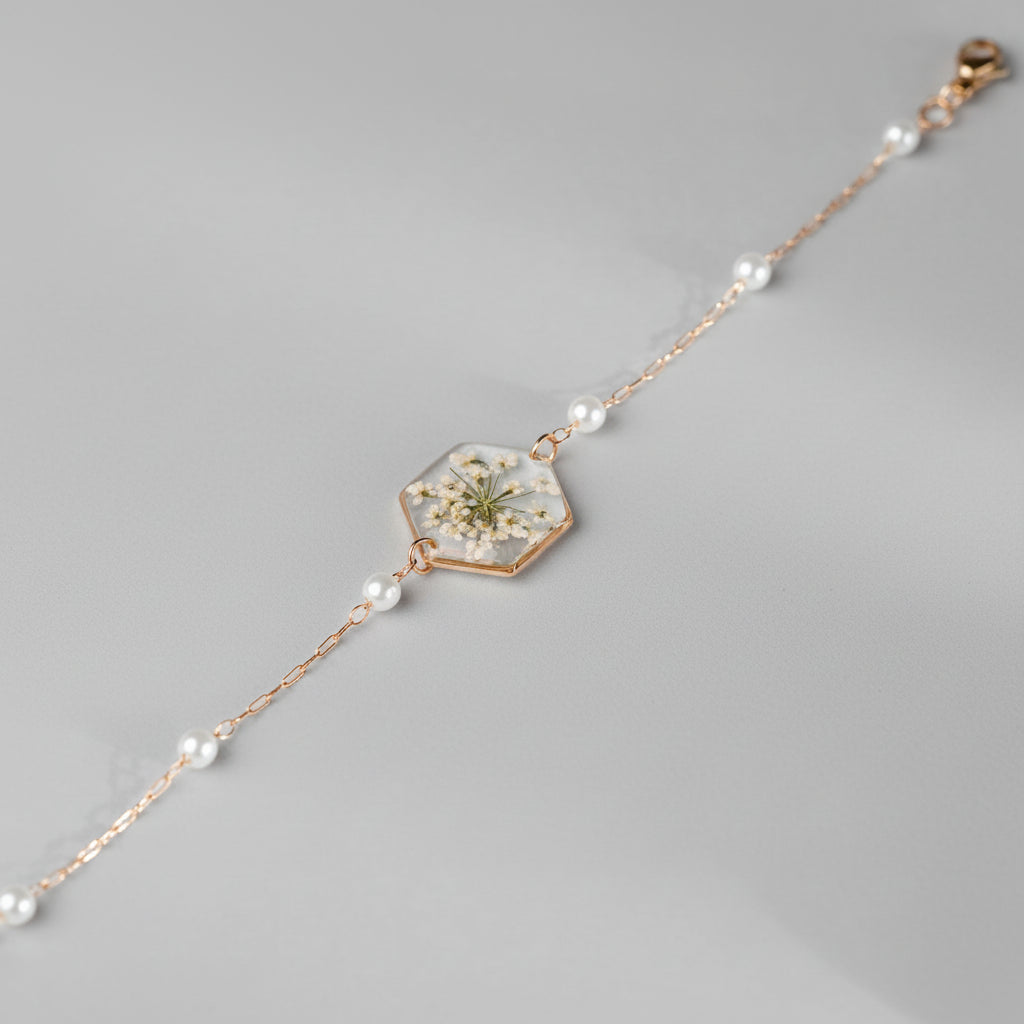 Snow Petal Bracelet