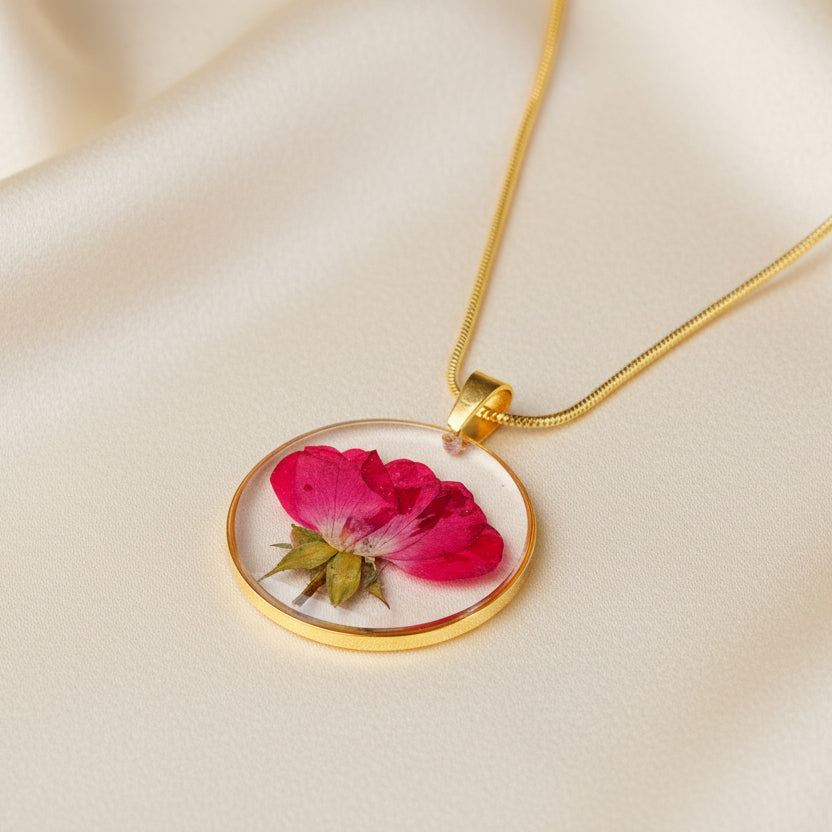 Scarlet Bloom Necklace