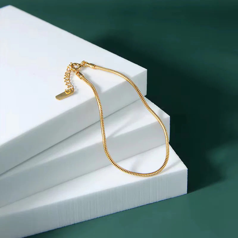 Anti-tarnish Minimal Anklet