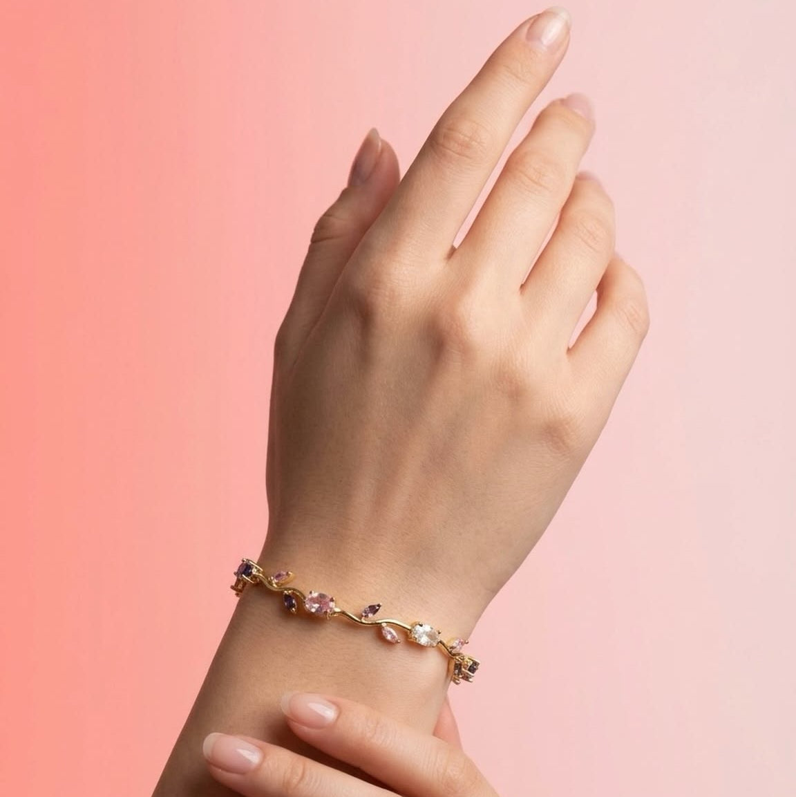 Tulip Bracelet Pink Multi