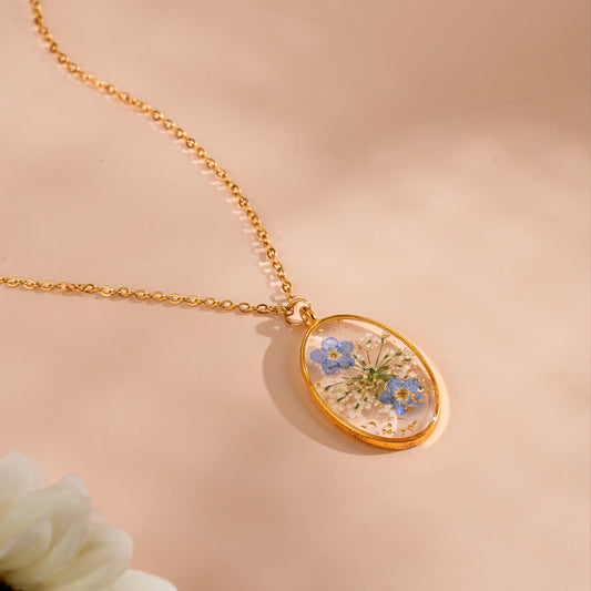 Forget Me Not Grace Necklace