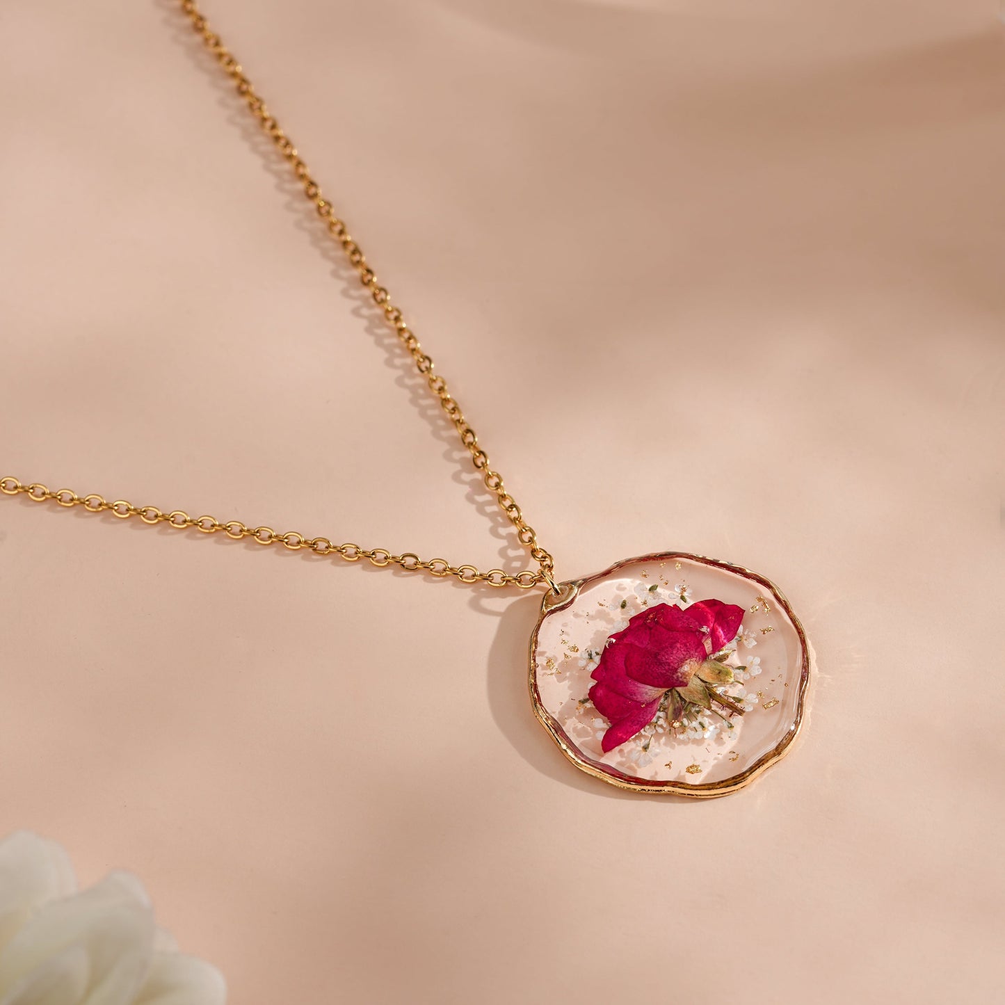 Whispering Rose Necklace