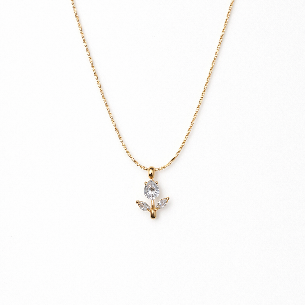 Anti-tarnish Tulip Necklace
