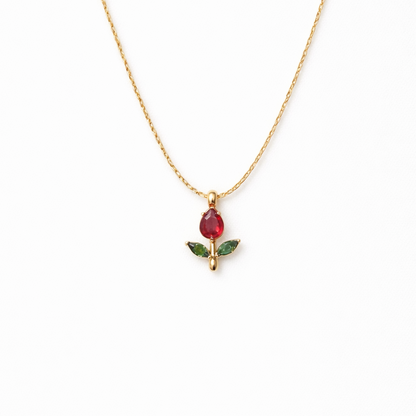 Anti-tarnish Tulip Necklace