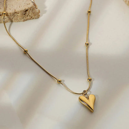 Anti-tarnish Heart Necklace