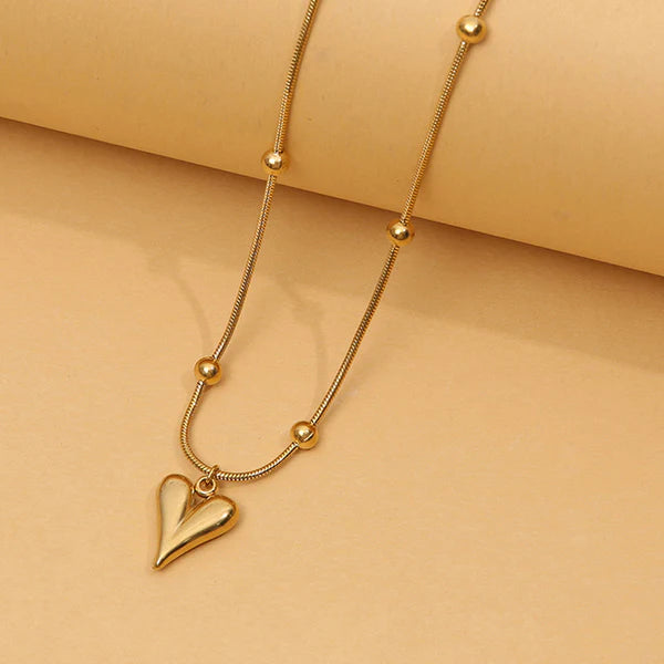 Anti-tarnish Heart Necklace