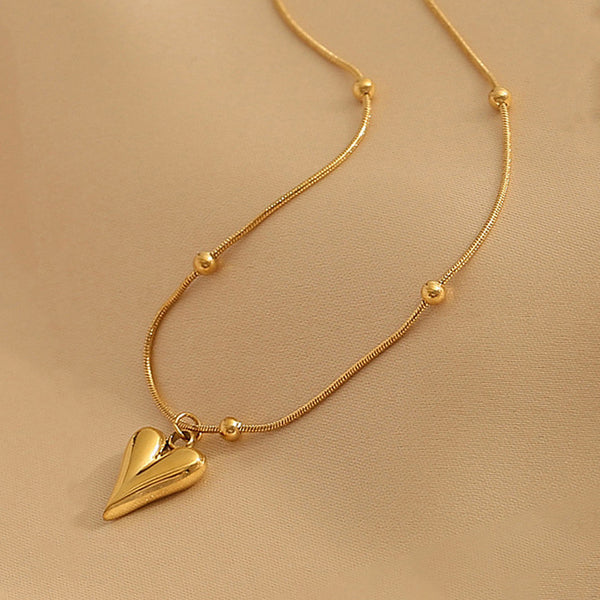 Anti-tarnish Heart Necklace