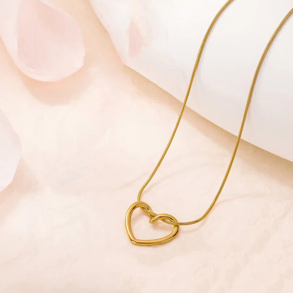 Gold Plated Anti-tarnish Heart Pendant