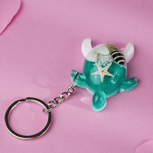 Glow In Dark Turtle Keychain