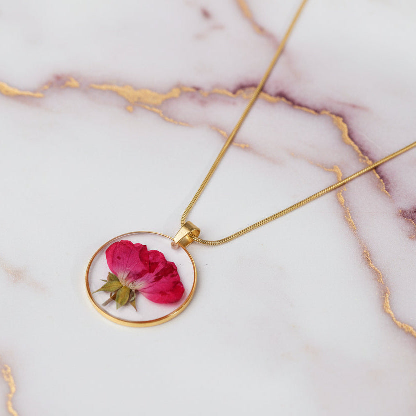 Scarlet Bloom Necklace