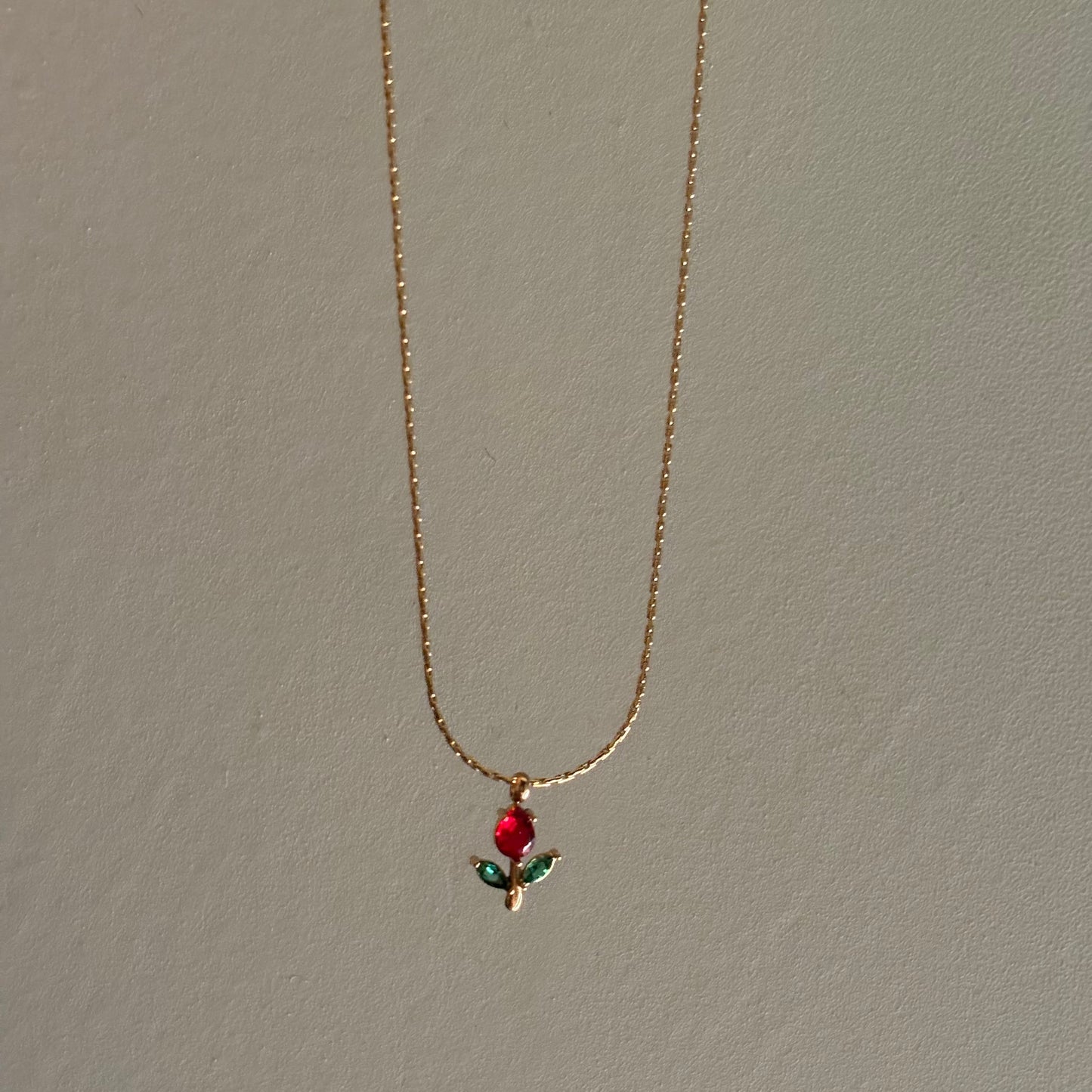 Anti-tarnish Tulip Necklace