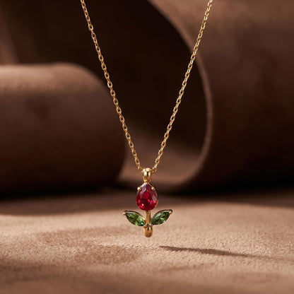 Anti-tarnish Tulip Necklace
