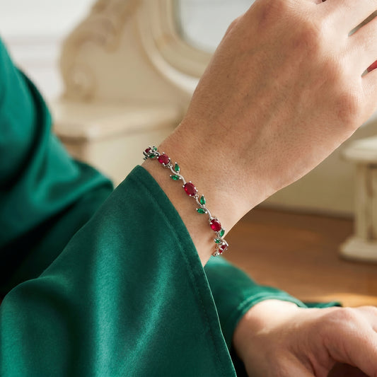 Tulip Bracelet Red & Green