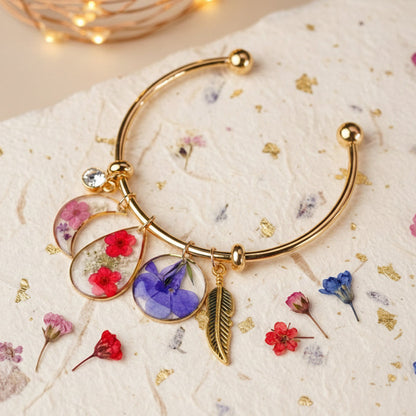 Golden Garden Charm Bracelet